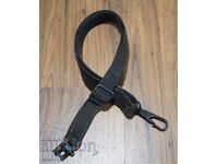 Old leather strap, strap for machine gun rifle