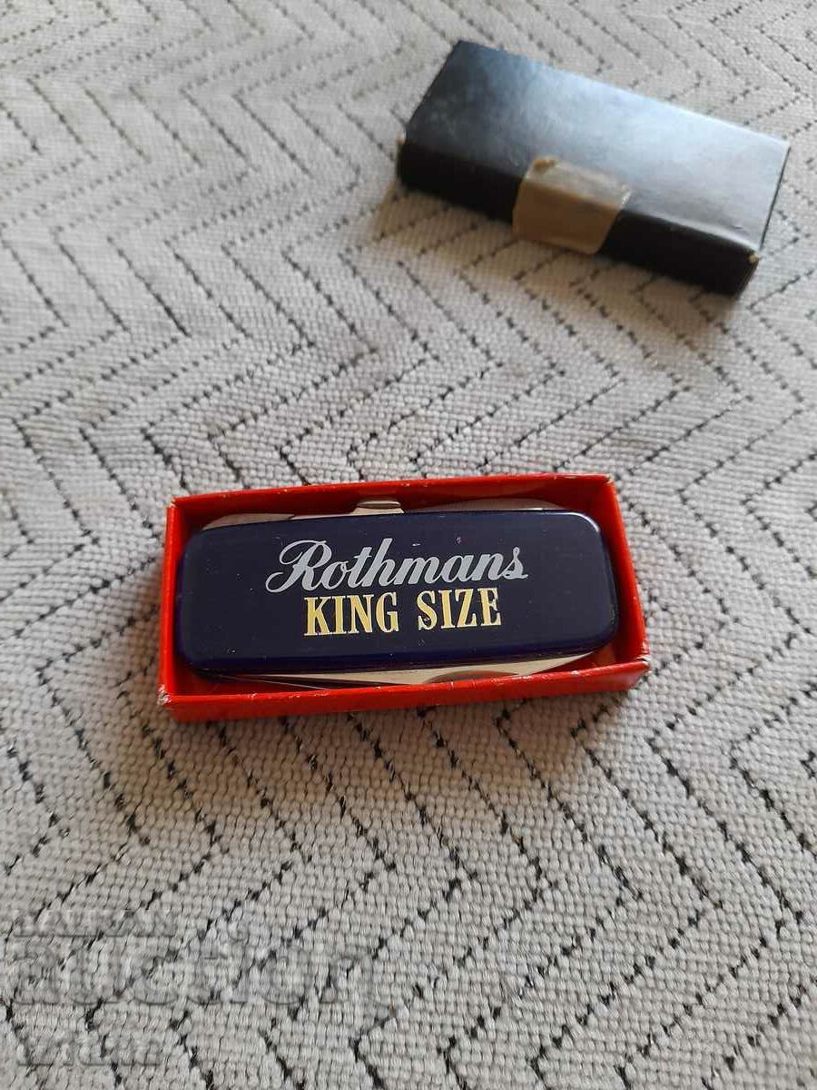 Old pocket knife, Rothmans handle, Rostfrei with price 150.00 BGN | € 76.69 Old pocket knife, Rothmans handle, Rostfrei with price 150.00 BGN | € 76.69