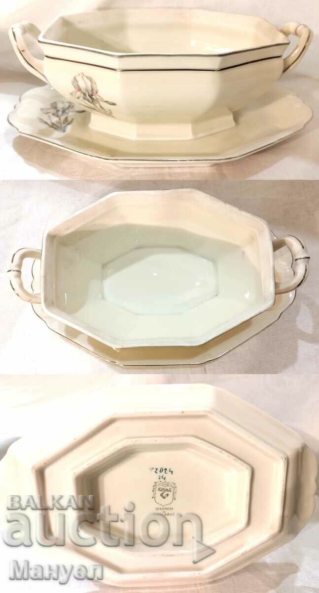 Стар сервиз порцелан Чехия(30-40 г.на XX век). - 6 Стар сервиз порцелан Чехия(30-40 г.на XX век). - 6