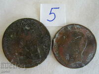 ❌❌19th century-set of 2 rare coins-ORIGINAL-No 5❌❌