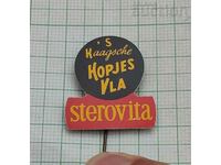 STEROVITA FOOD ADVERTISING BADGE