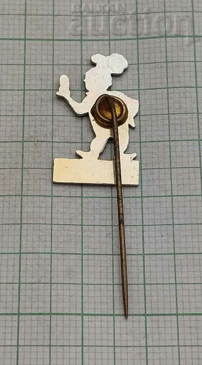 COOK BOLLETJE FOOD AD BADGE with price 2.00 BGN | € 1.02