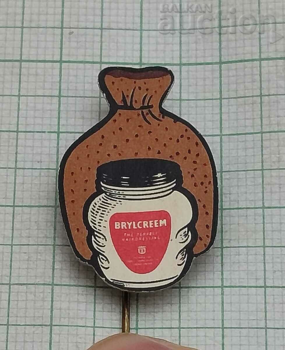 BRYLCREEM FOOD BADGE **