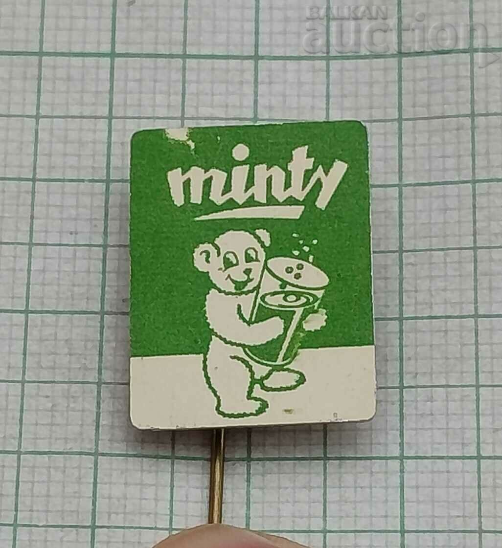 BADGE PUBLICITATE MINTY FOOD