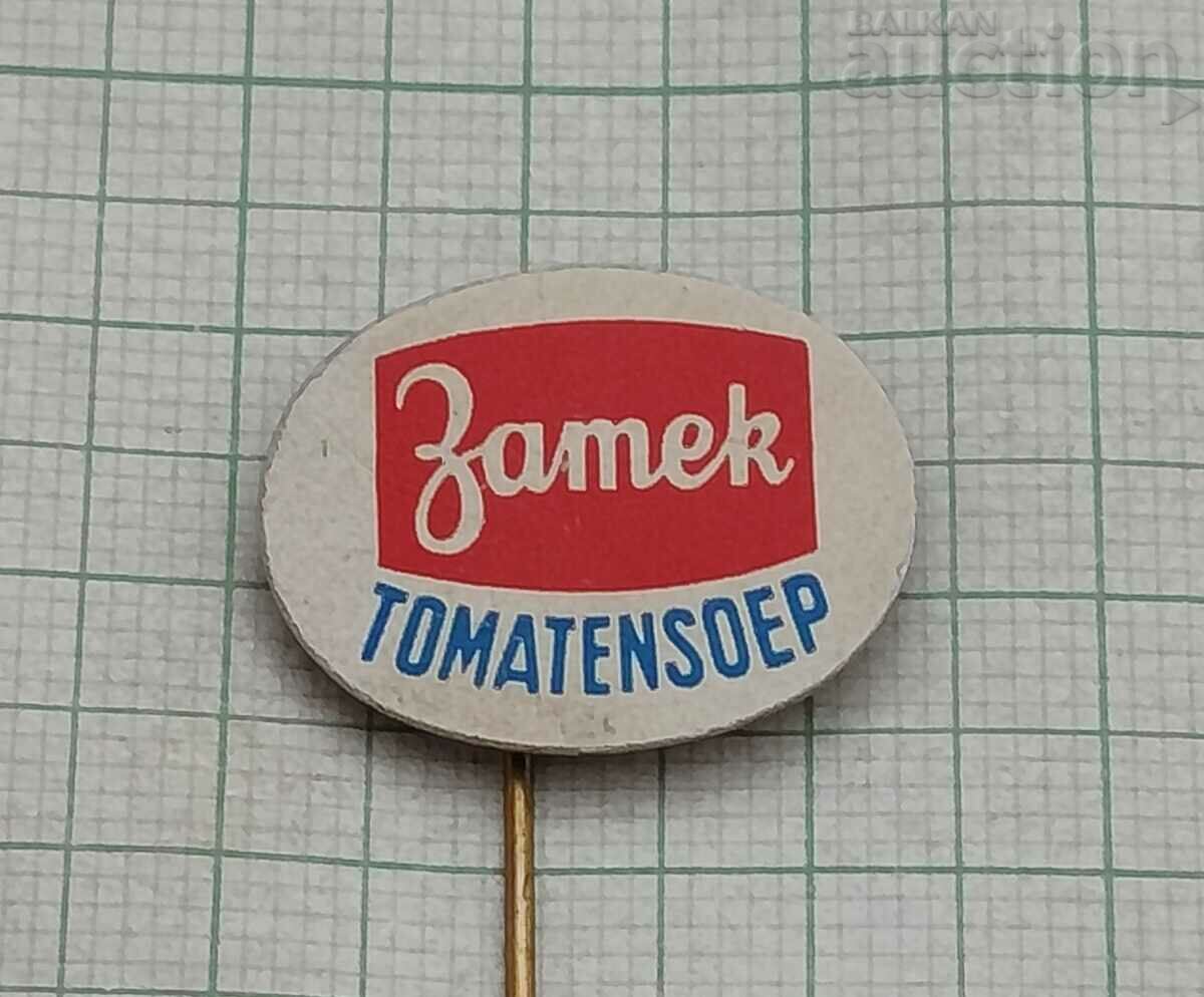 ZAMEK FOOD ADVERTISING BADGE