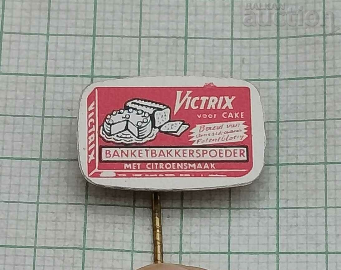 VICTRIX FOOD ADVERTISING BADGE