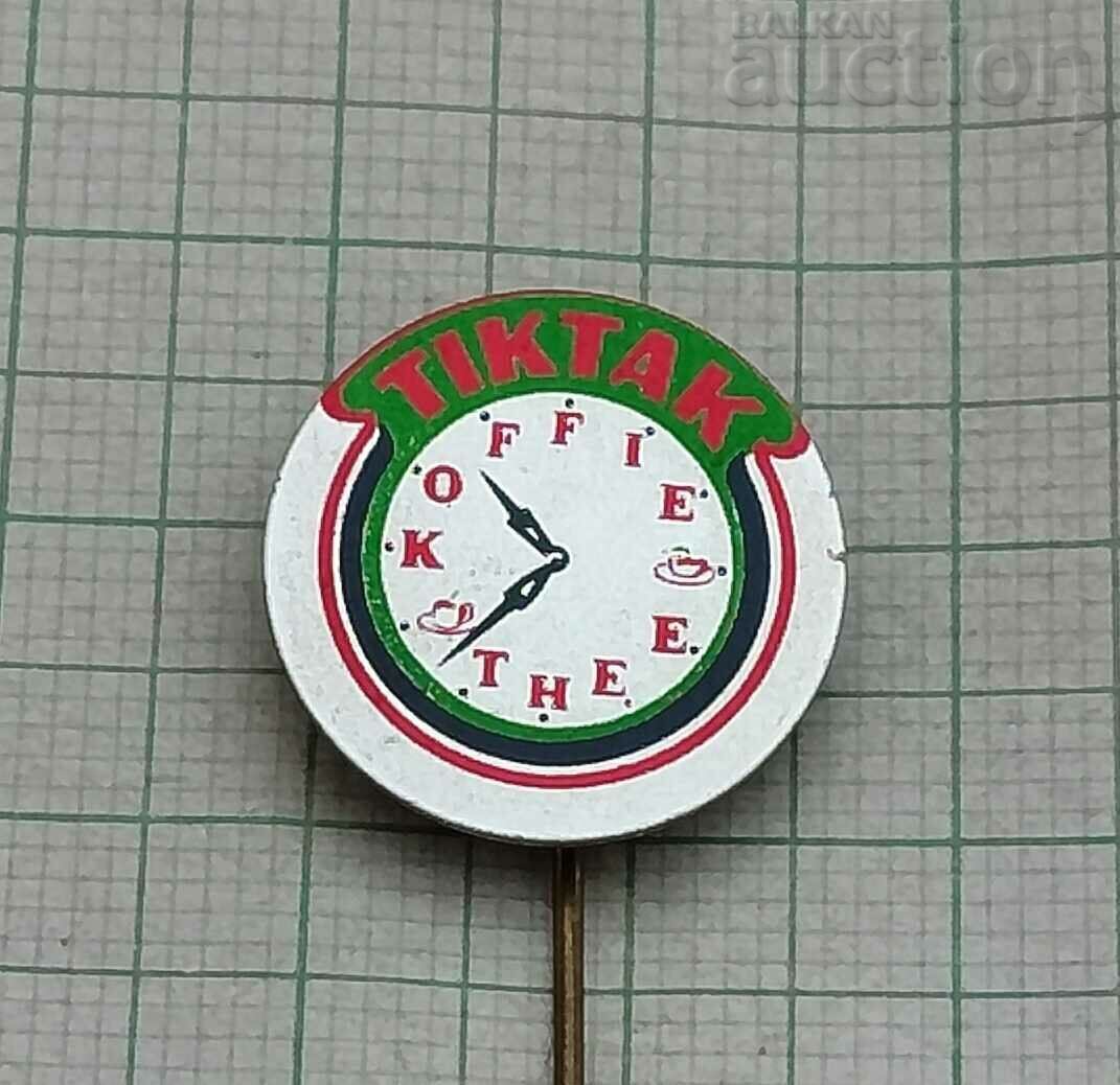 BADGE PUBLICITĂ TIKTAK CAFEA