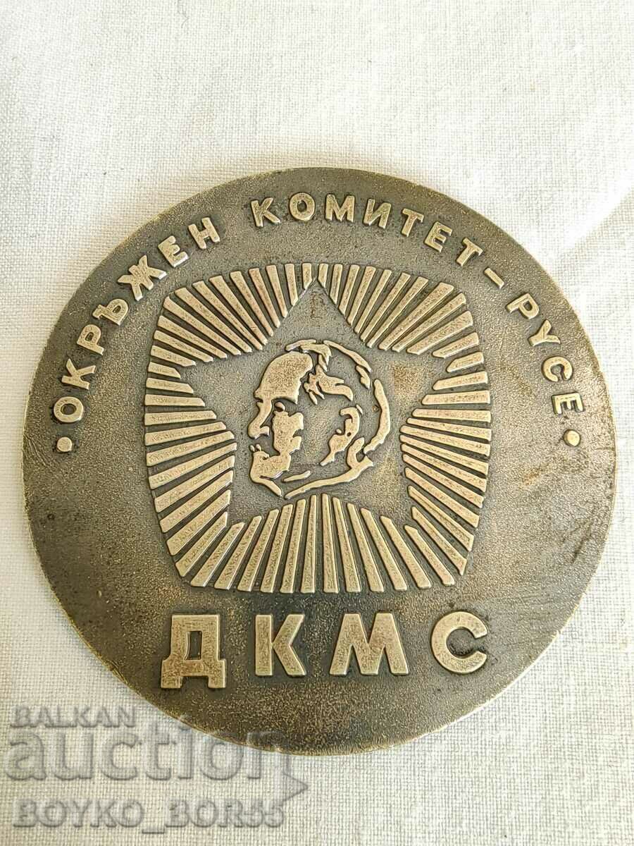 Large Social Bronze Plaque District Committee of the DKMS Ruse