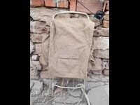 Old canvas backpack