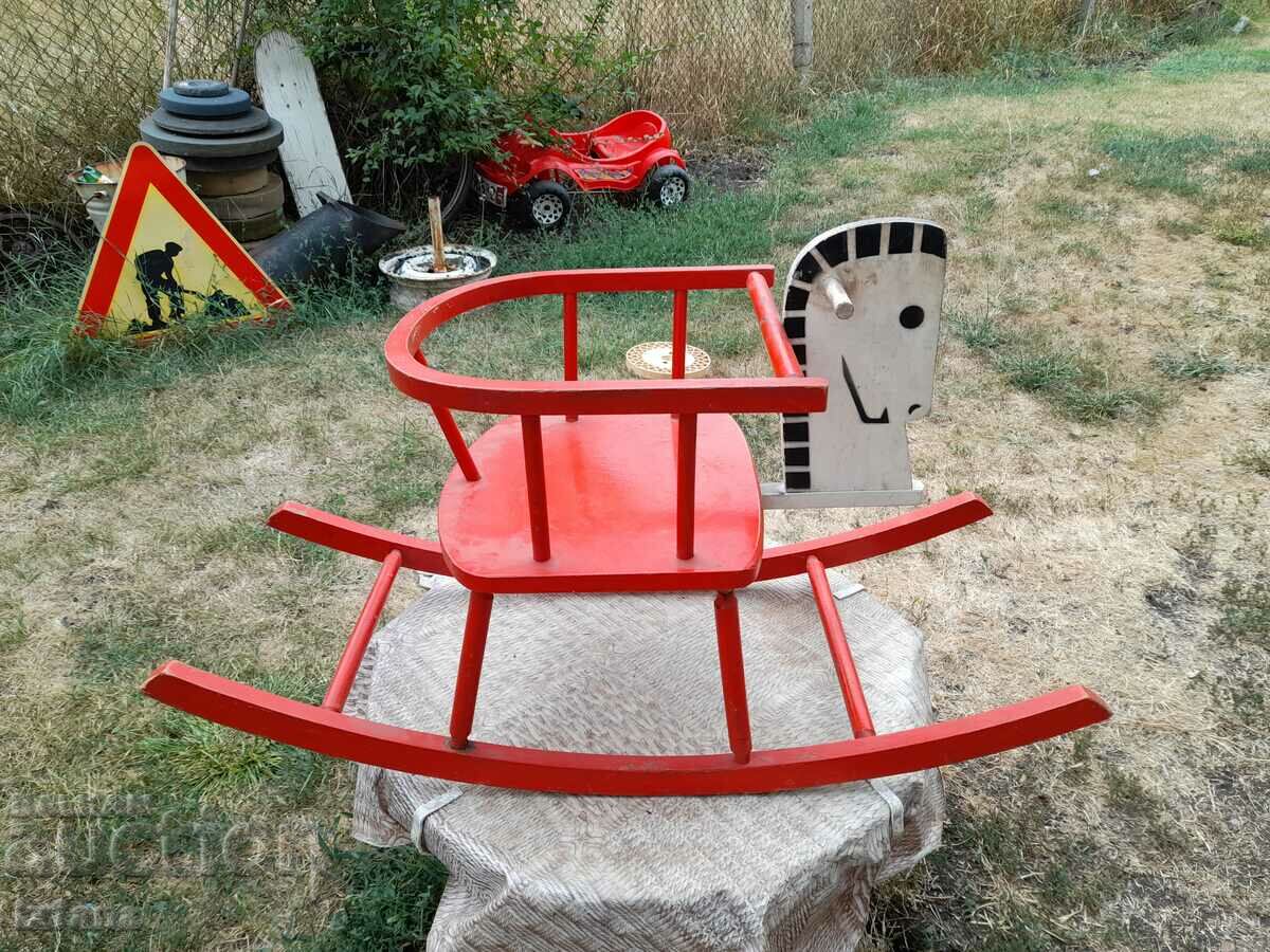 Auction An old rocking horse Auction An old rocking horse