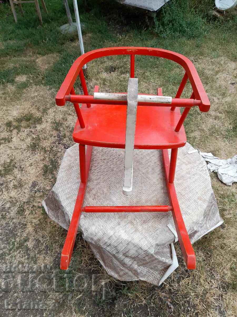 Delivery of An old rocking horse Delivery of An old rocking horse