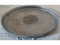 Old copper large tray