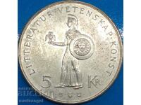 5 kroner 1962 Sweden Gustav V Adolf silver UNC patina