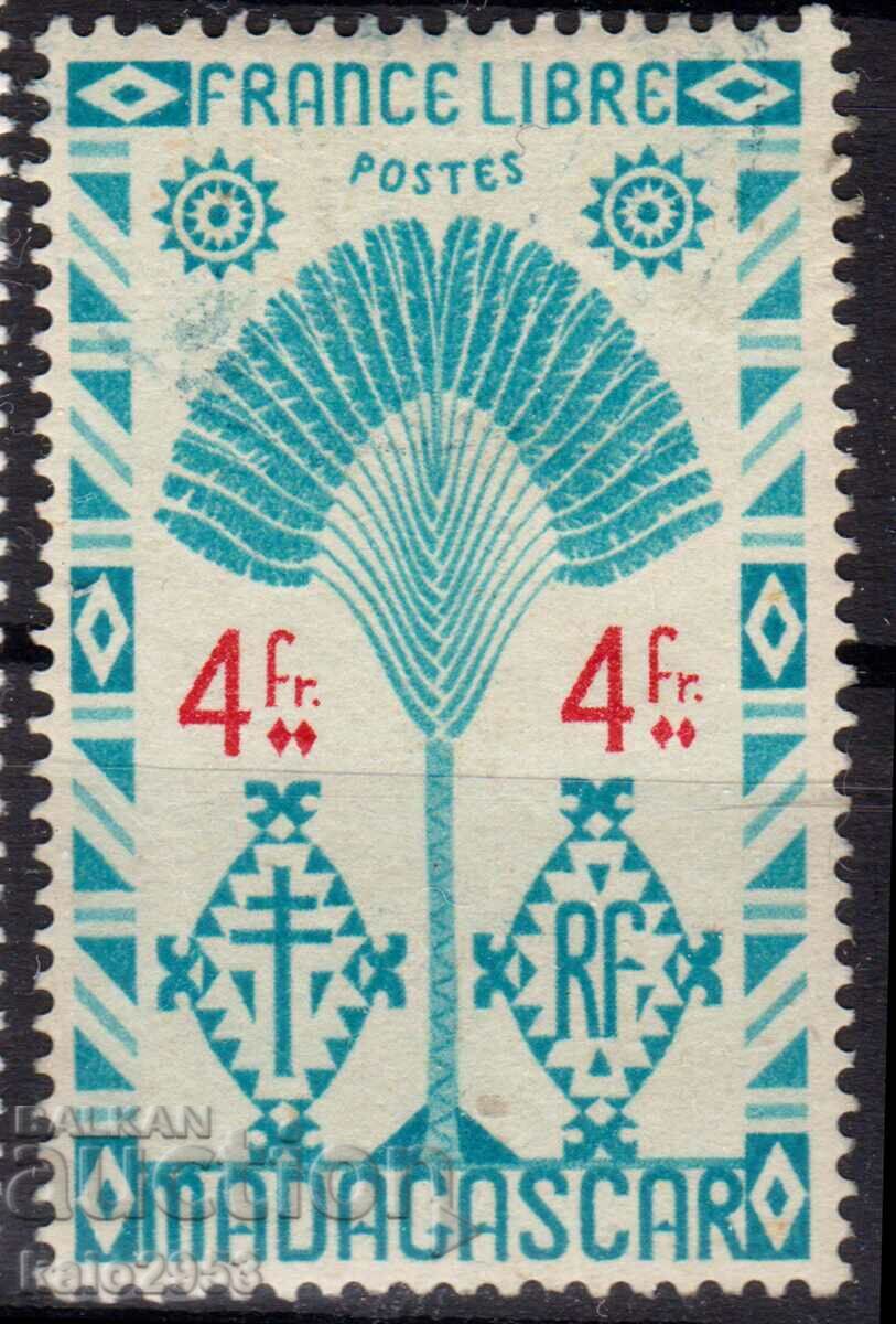 France/Madagascar-1943-Military ed. "France libre", MLH