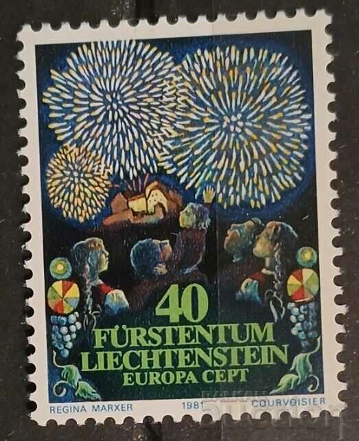 Liechtenstein 1981 Europa CEPT Folclor MNH