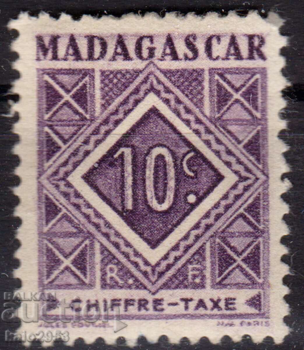 Γαλλία/Μαδαγασκάρη-1947-For Surcharge-Number,MLH