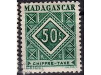 Franța/Madagascar-1947-Pentru suprataxă-Număr,MLH