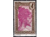 France/Madagascar-1930-Regular-Native Warrior-color.tint,MLH