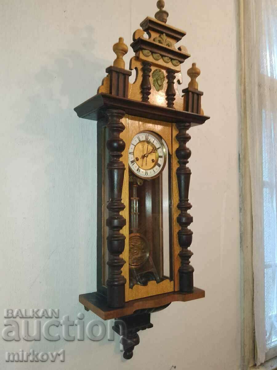 Antique German Hamburg-Americain Wall Clock with price 350.00 BGN | € 178.95 Antique German Hamburg-Americain Wall Clock with price 350.00 BGN | € 178.95