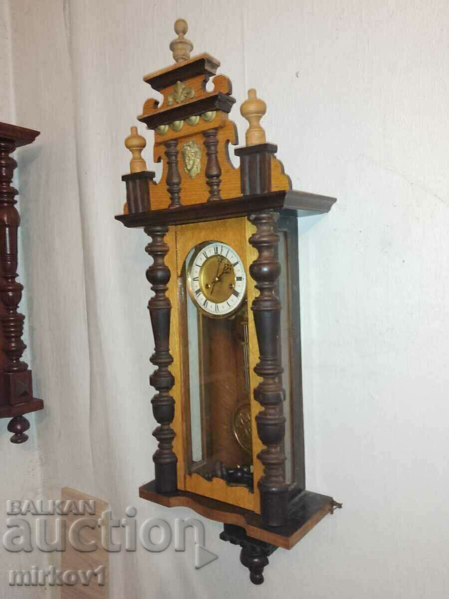 Auction Antique German Hamburg-Americain Wall Clock Auction Antique German Hamburg-Americain Wall Clock