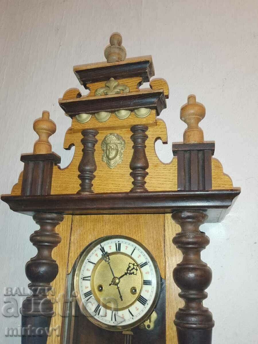 Delivery of Antique German Hamburg-Americain Wall Clock Delivery of Antique German Hamburg-Americain Wall Clock