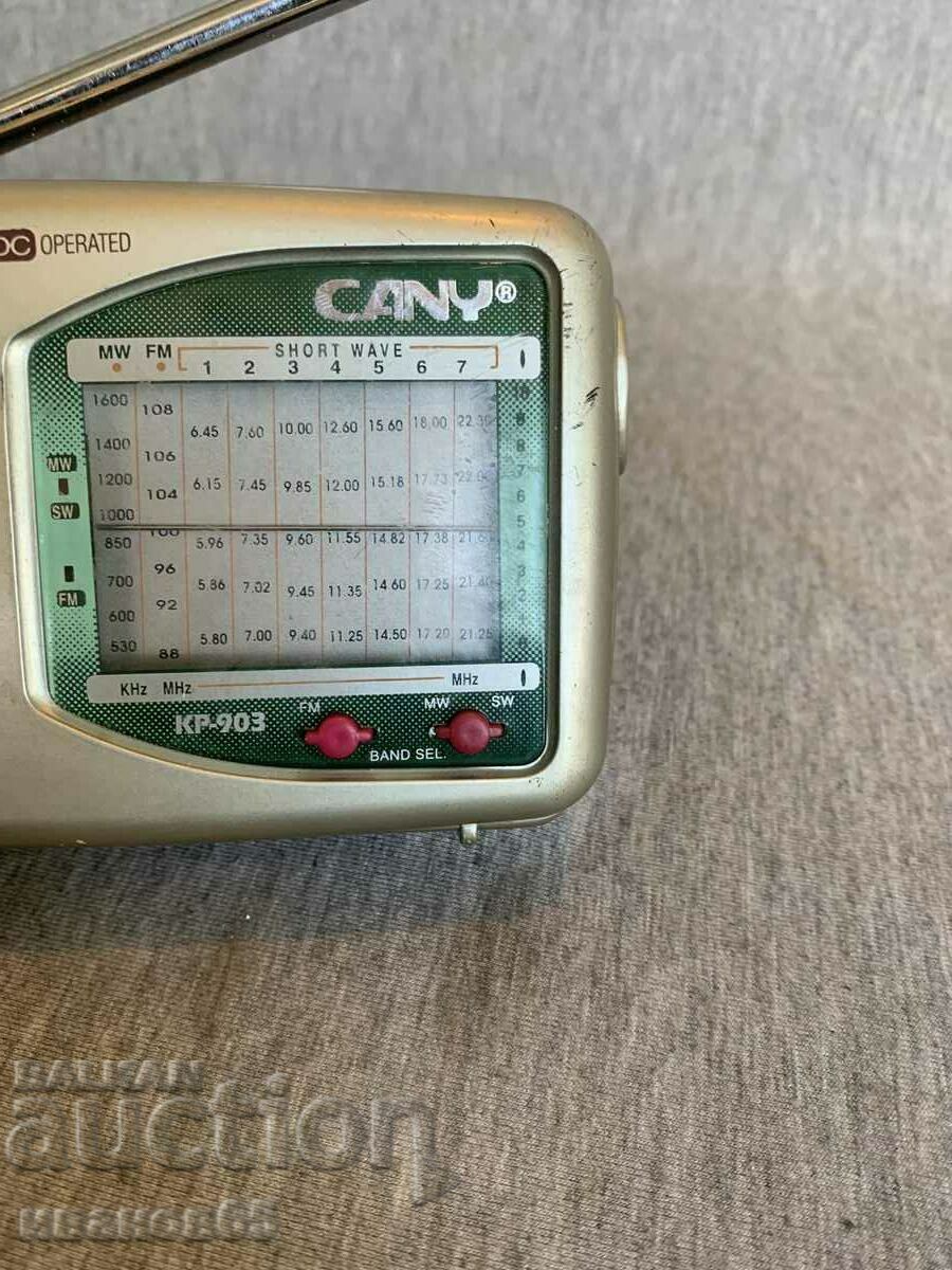 radio cany kp 903 with price 15.00 BGN | € 7.67