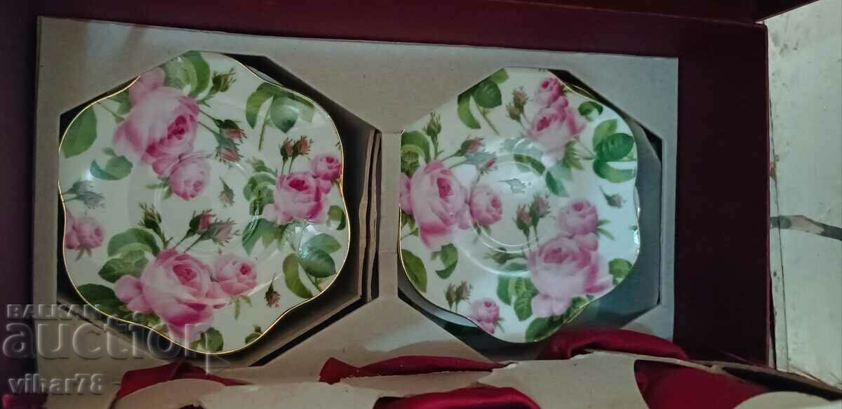 porcelain cups 6 pcs. - 6 pcs. saucers - coffee service - 7