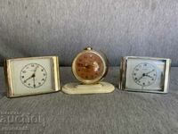 lot of alarm clocks