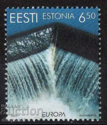 2001. Estonia. EUROPA - Apa, comoara naturii.