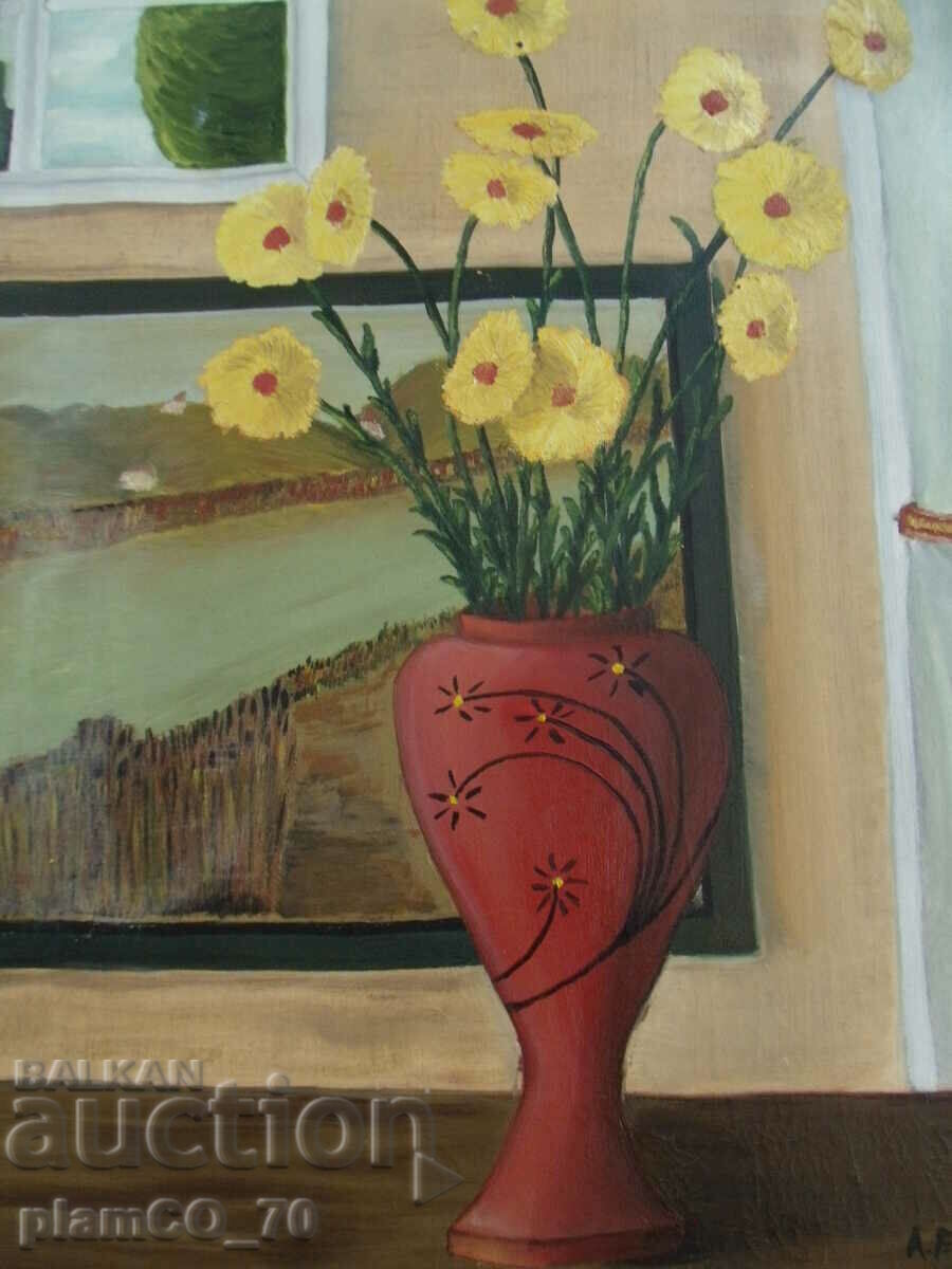 Auction  No.*7684 old painting - oil, canvas - size 60 / 50 cm