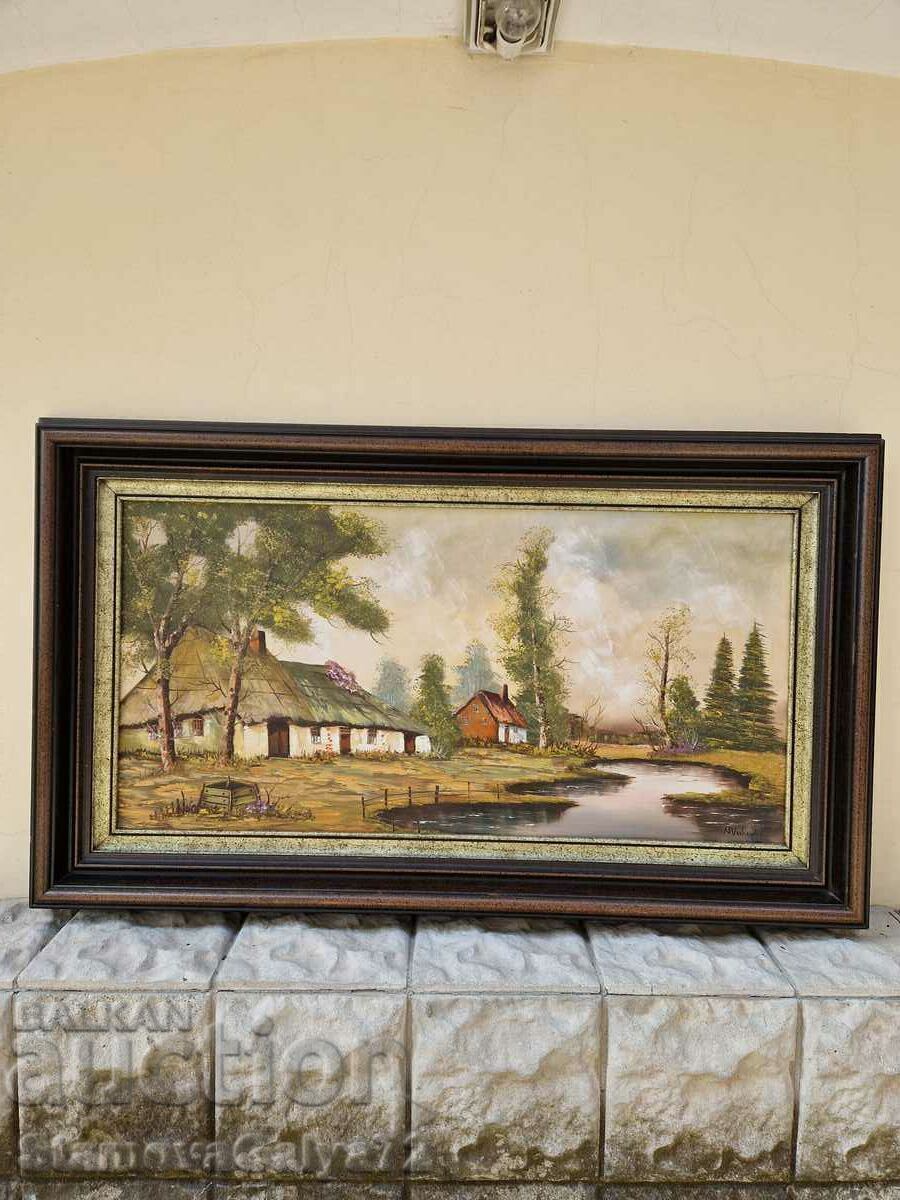 O pictură mare olandeză antică cu preț € 187.13 | 365.99 BGN O pictură mare olandeză antică cu preț € 187.13 | 365.99 BGN