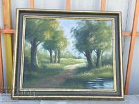 Very beautiful original oil painting on wood