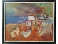 Picture "By the sea", art. Zh. Kozhuharov, 1991