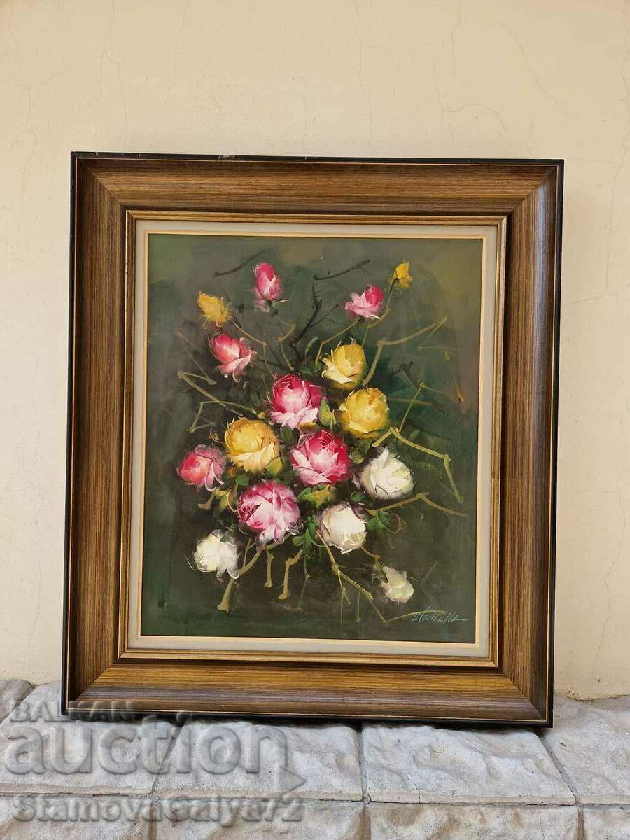 Beautiful antique original oil painting