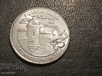 2009 R 25 cents Puerto Rico