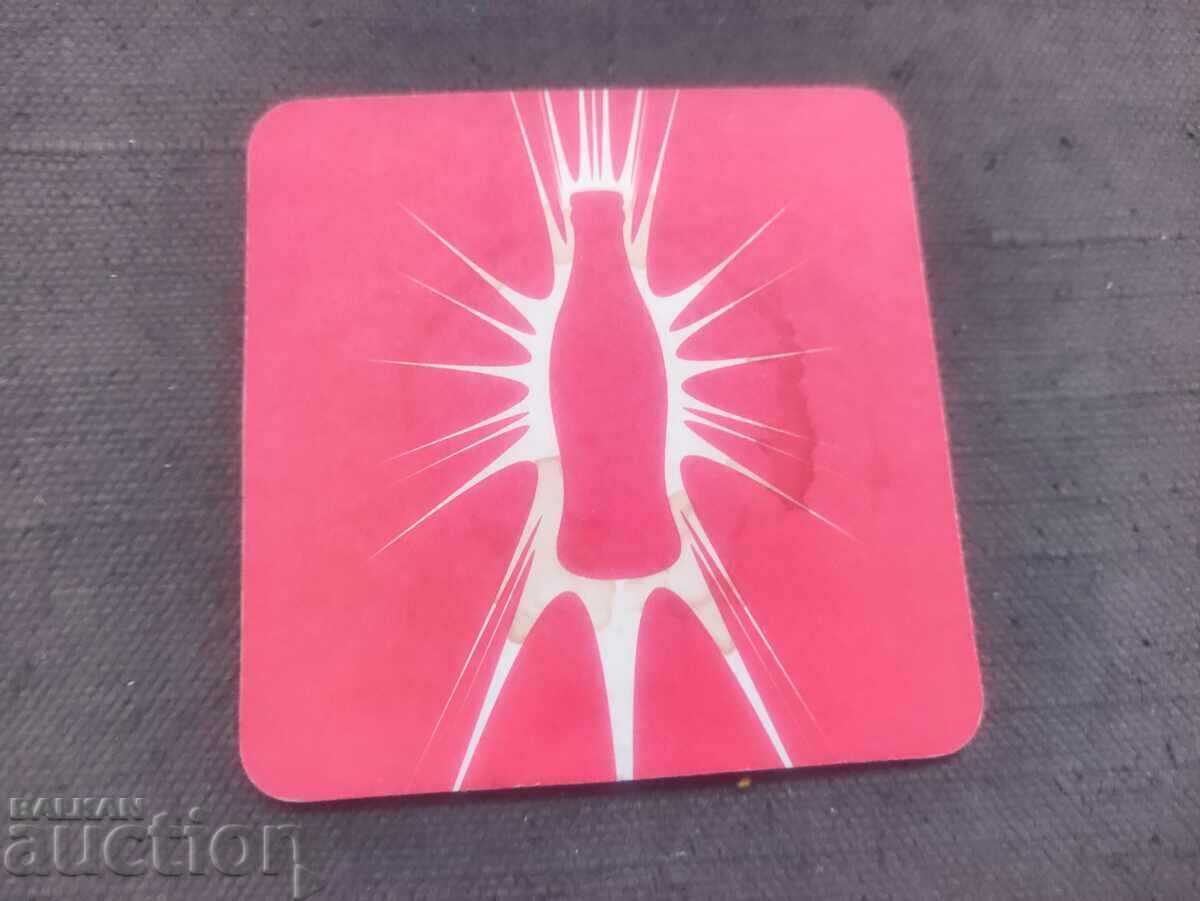 Coca Cola coaster with price 50.00 BGN | € 25.56 Coca Cola coaster with price 50.00 BGN | € 25.56