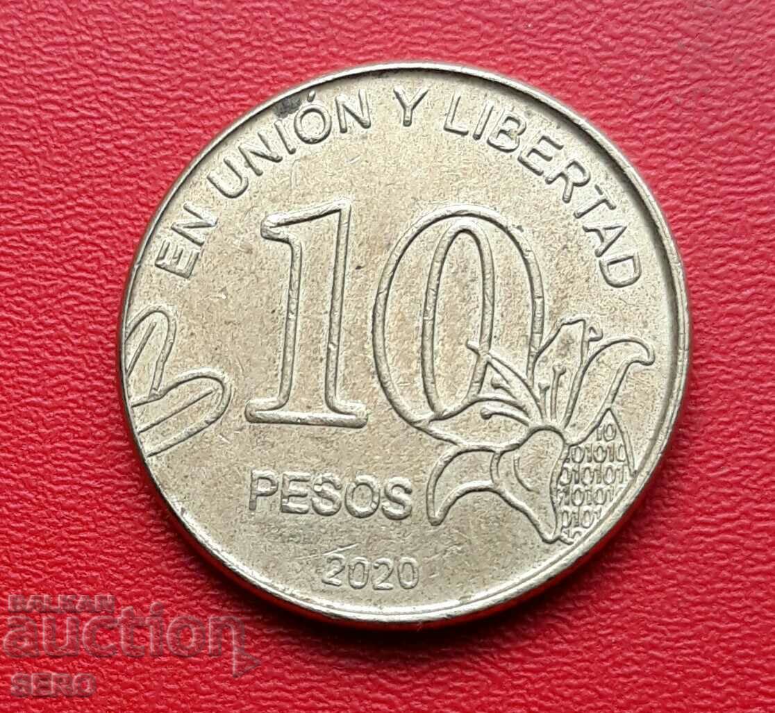 Argentina-10 pesos 2020