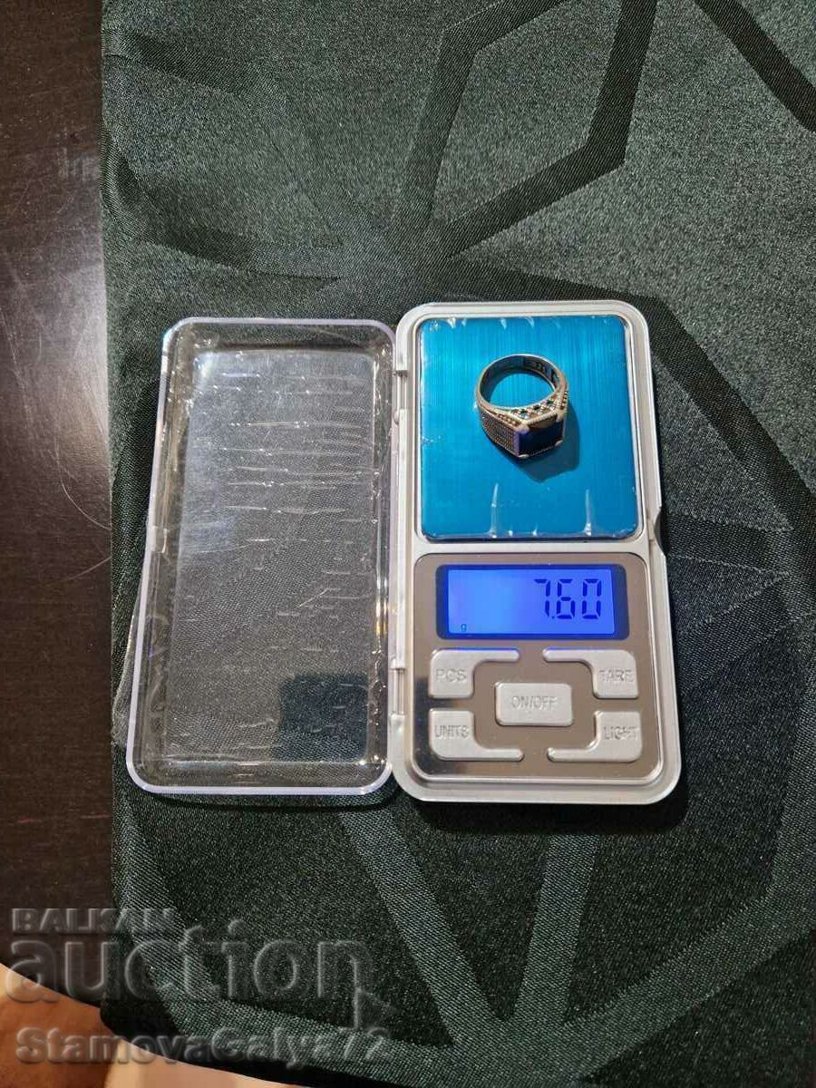 A lovely antique silver ring - 7 A lovely antique silver ring - 7