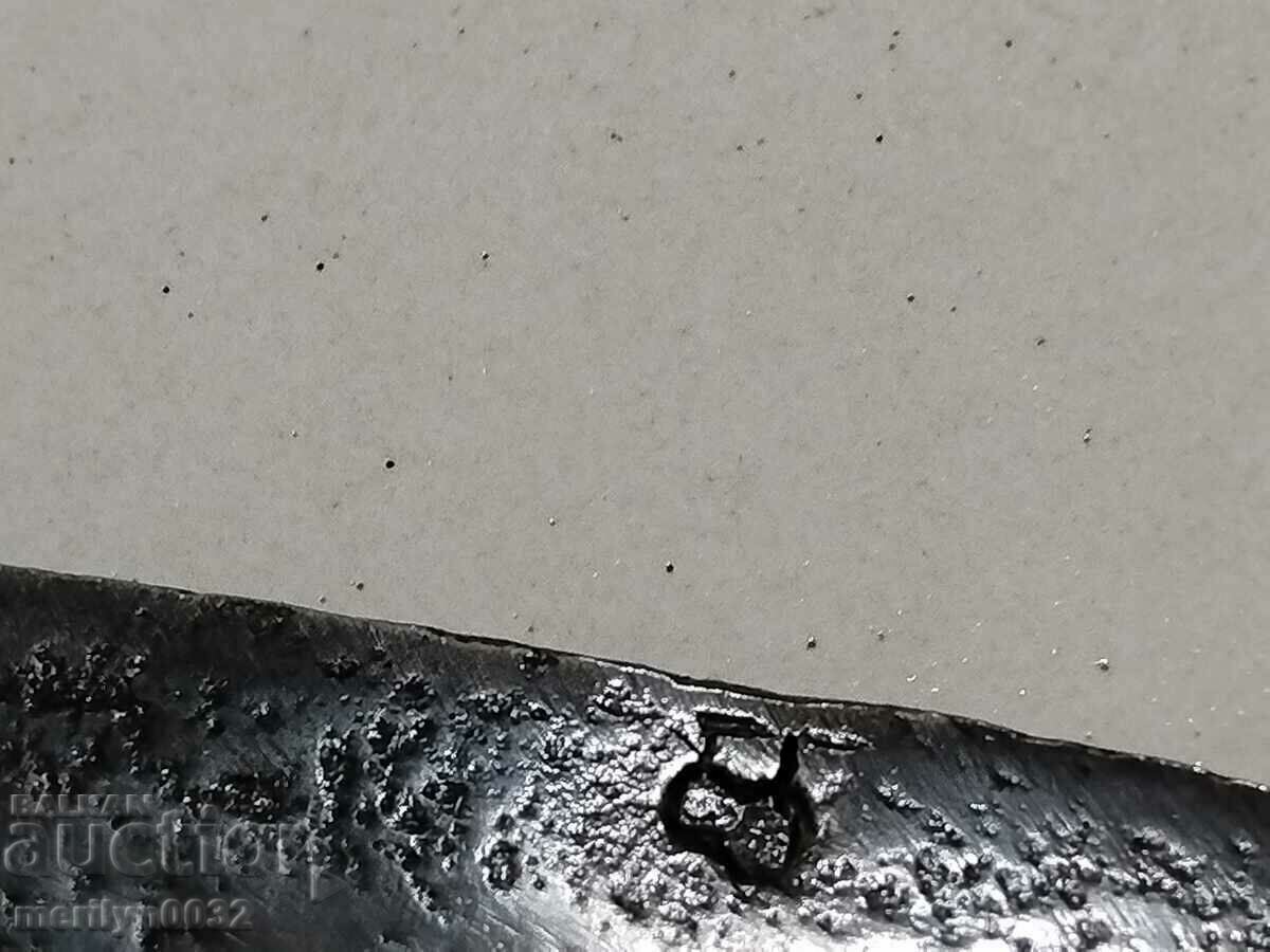 Delivery of Forged karakulak shepherd's knife with a sharpened buffalo horn blade Delivery of Forged karakulak shepherd's knife with a sharpened buffalo horn blade