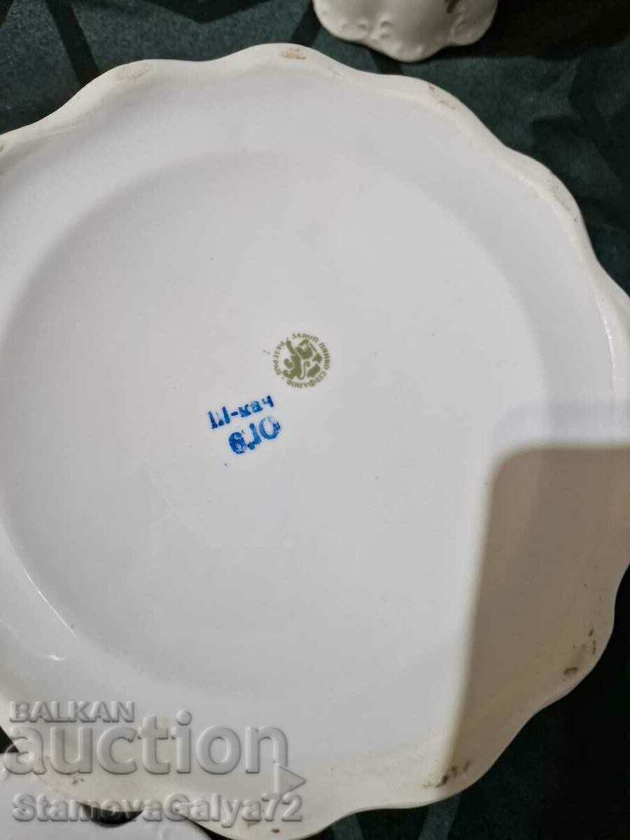 A wonderful antique collectible Bulgarian porcelain soup bowl - 7 A wonderful antique collectible Bulgarian porcelain soup bowl - 7