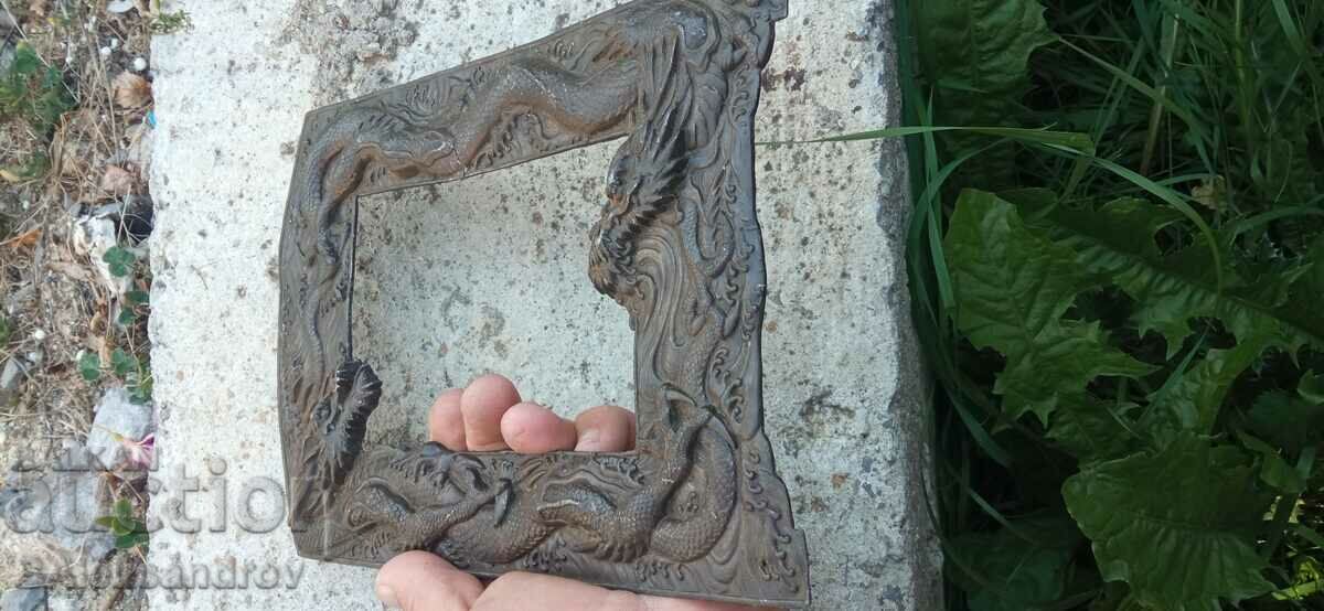 Παλιά ιαπωνική μεταλλική κορνίζα - 7 Παλιά ιαπωνική μεταλλική κορνίζα - 7