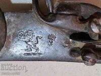 Flint spark combat mechanism from the brown Bess rifle 18th century