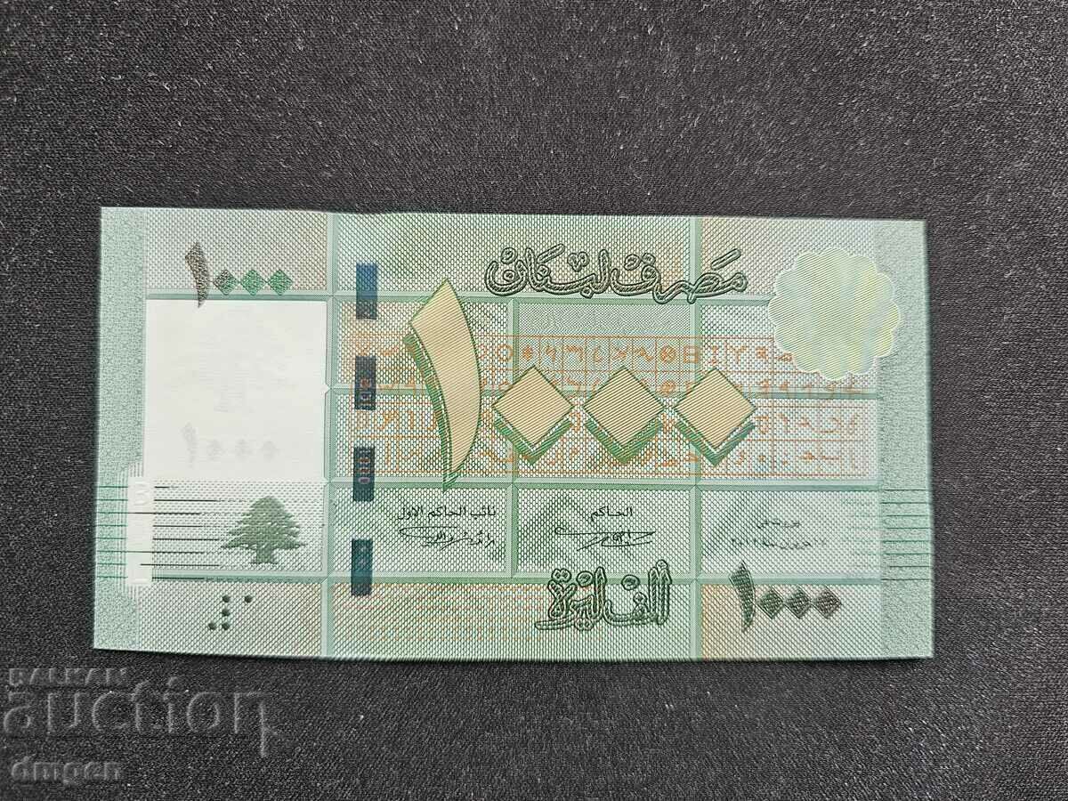 1000 livres Lebanon UNC