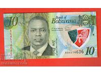 BOTSWANA BOTSWANA 10 Ediție Pula 2020 UNC POLYMER