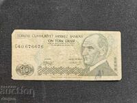 10 lire Turcia 1970