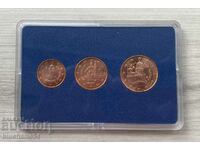 Set 1 2 5 euro cents San Marino 2004