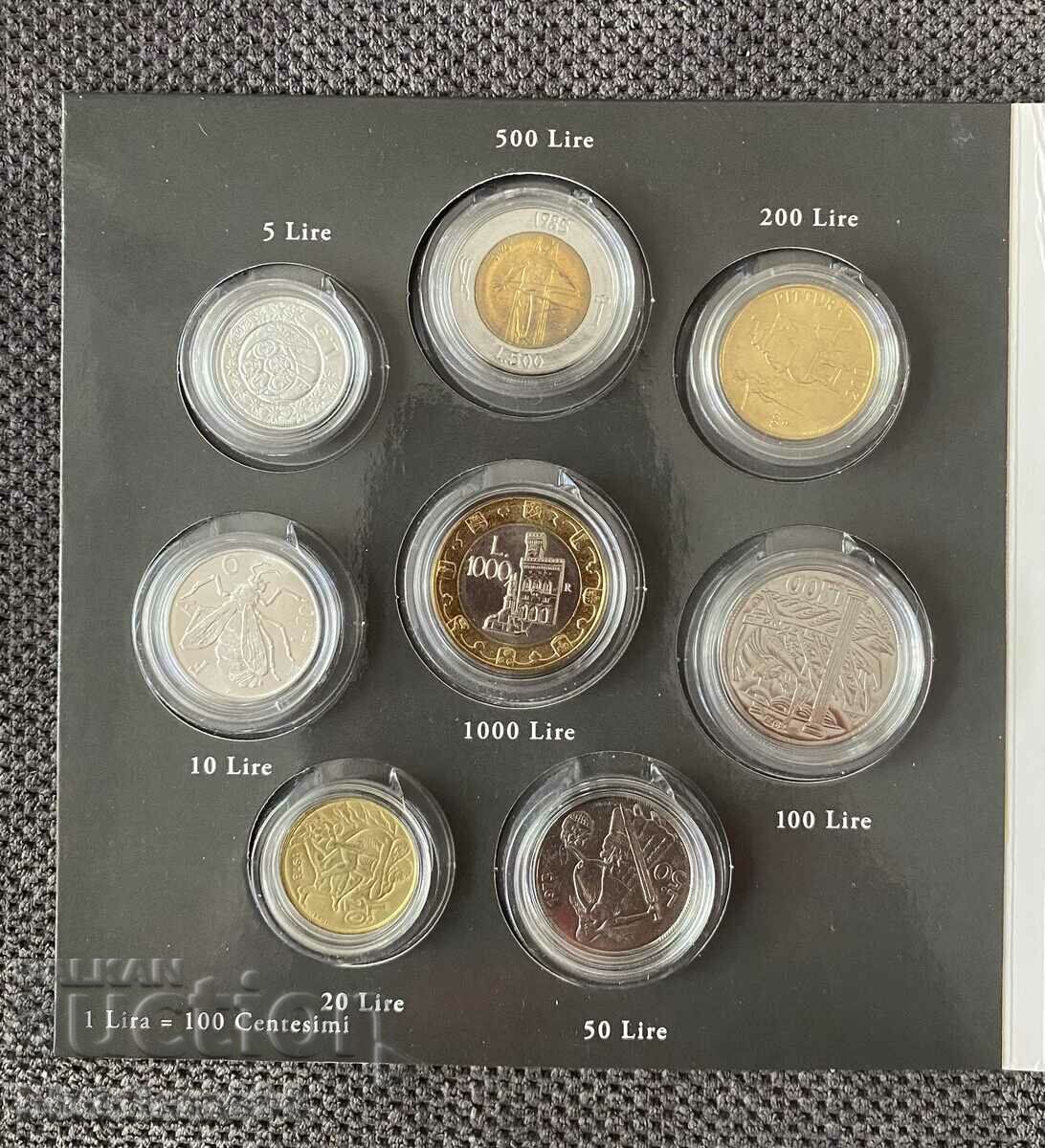 Σετ κερμάτων ευρώ + λίρες Αγίου Μαρίνου με τιμή 100.00 BGN | € 51.13 Σετ κερμάτων ευρώ + λίρες Αγίου Μαρίνου με τιμή 100.00 BGN | € 51.13