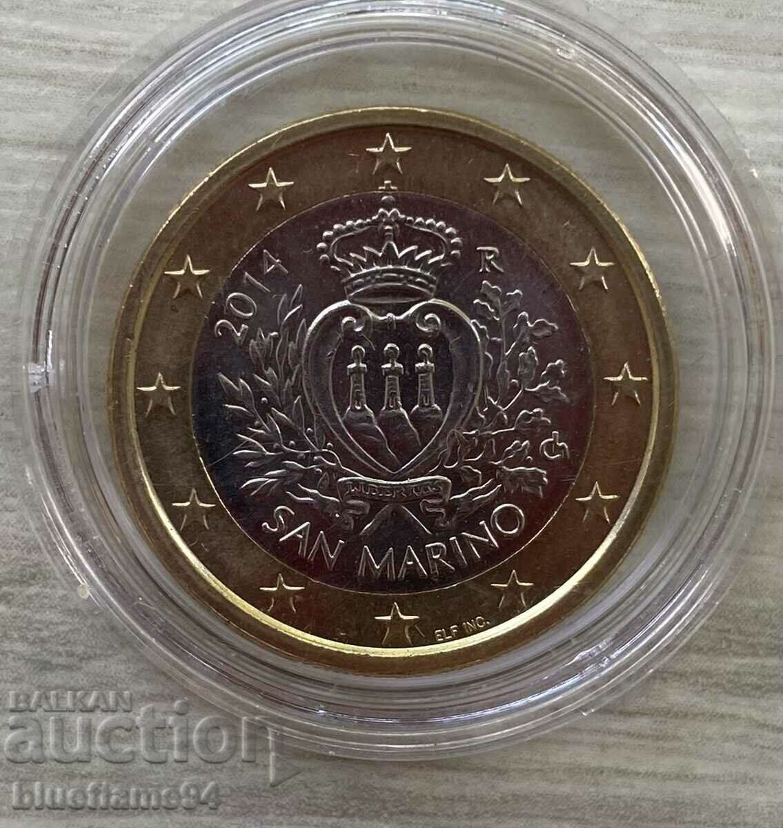 1 euro San Marino 2014