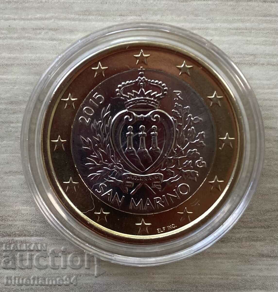 1 euro San Marino 2015