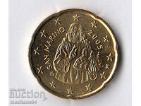 20 euro cents San Marino 2005